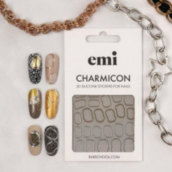 E.Mi Charmicon Silicone Stickers Kleebised küüntele #170 Zipper
