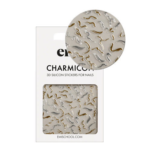 E.Mi Charmicon Silicone Stickers Kleebised küüntele #170 Zipper