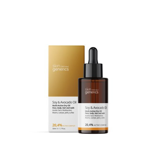 Skin Generics Soy & Avocado Multi-Active Dry Oil Mitmeotstarbeline nahahooldustoode 50ml