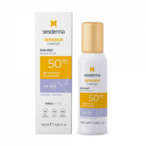Sesderma Repaskin Comfort Facial Sun Mist SPF50 Kaitsev näonahk 100ml