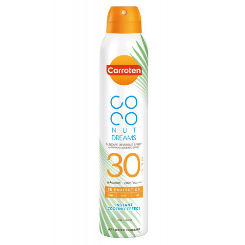 Carroten Dry Mist Coconut Dreams SPF30 Päikesekaitse udu 200ml