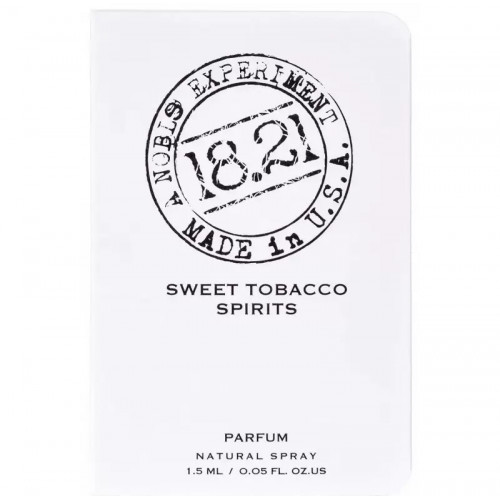 18.21 Man Made Sweet Tobacco Spirits Men Parfum Meeste parfüüm 1.5ml