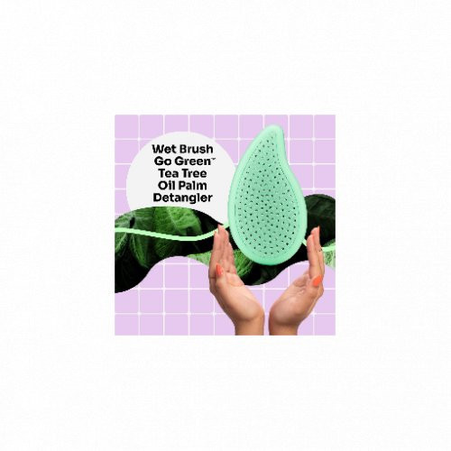 WetBrush Go Green Palm Hari teepuuõliga Tea Tree Oil 