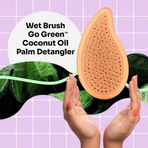 WetBrush Go Green Palm Hari teepuuõliga Tea Tree Oil 
