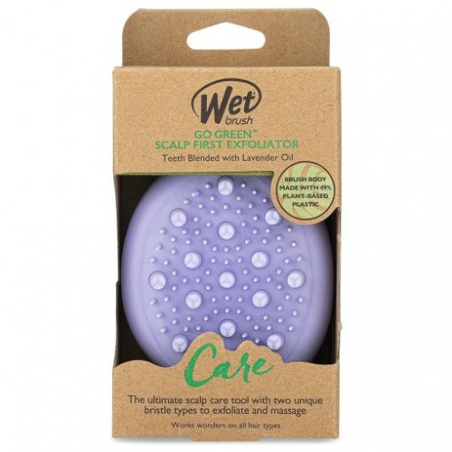 WetBrush Go Green Scalp First Exfoliator Peanaha koorija - masseerija 1 tk