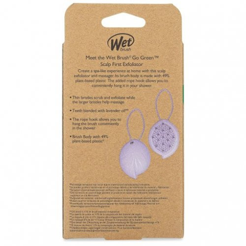 WetBrush Go Green Scalp First Exfoliator Peanaha koorija - masseerija 1 tk