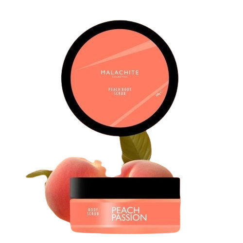 Malachite Cosmetics Peach Passion Body Scrub Virsiku lõhnaga kehakoorija 300g