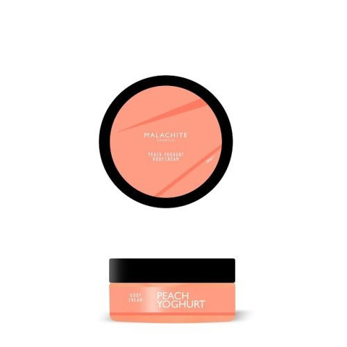 Malachite Cosmetics Peach Passion Yoghurt Body Cream Kehakreem 200ml