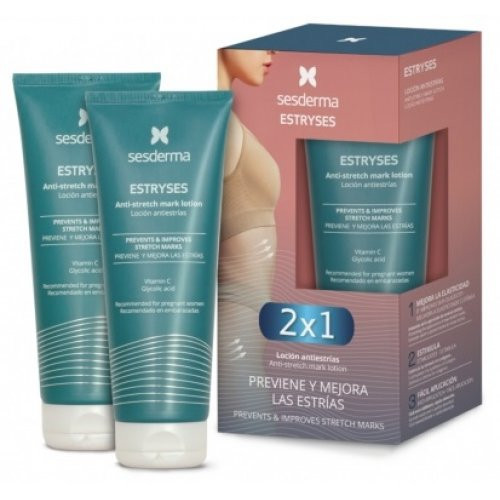 Sesderma Anti-Stretch Mark Kehakreemide komplekt venitusarmide vastu 2x200ml
