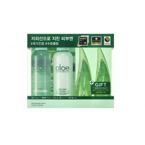 Holika Holika Aloe Moisture Soothing Set Niisutav näohoolduskomplekt Seatud