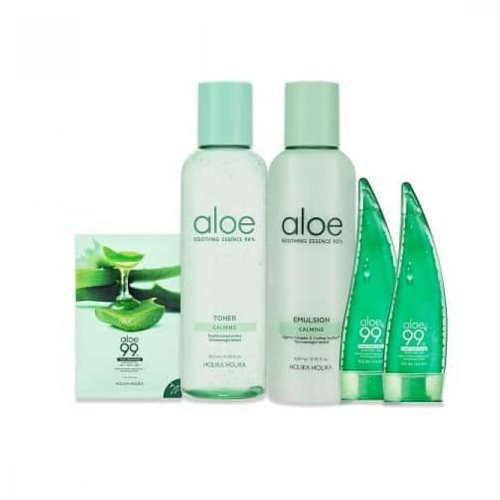 Holika Holika Aloe Moisture Soothing Set Niisutav näohoolduskomplekt Seatud