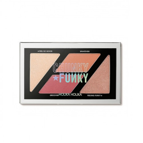 Holika Holika Chunky Funky So Funk Multi Blusher Palette Põsepuna ja särapuudri palett 1 tk