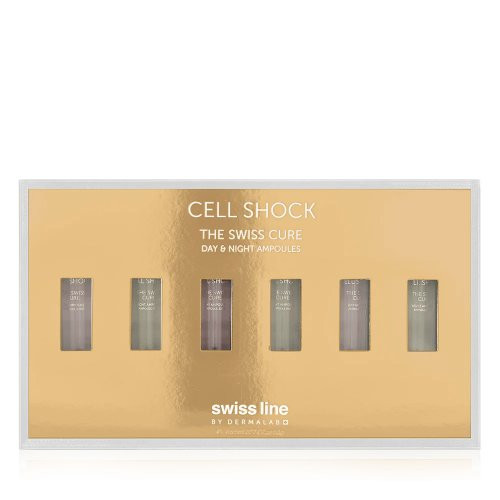 Swiss Line Cell Shock The Swiss Cure – Day & Night Ampoules Pinguldavad näoampullid 6x5ml