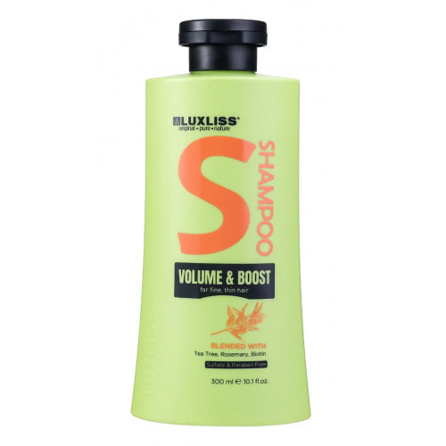 LUXLISS Volume & Boost Shampoo Volüümi suurendav šampoon 300ml