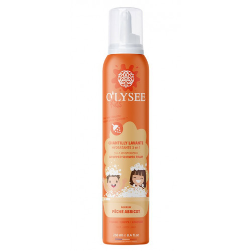 O’LYSEE Peche Abricot Kids 3in1 Shower Foam Vannivaht lastele 250ml