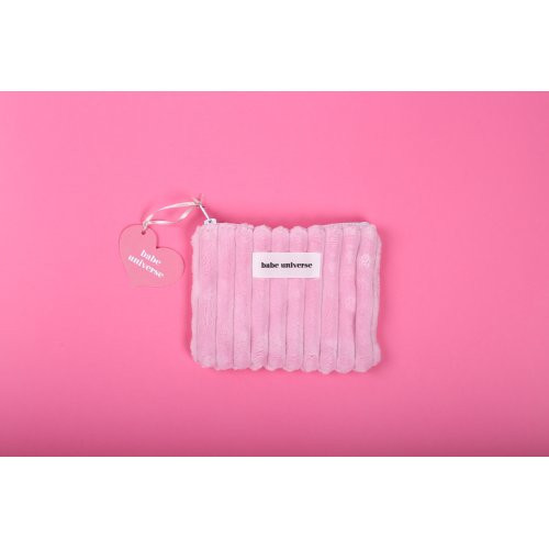 Babe Universe Handmade Baby Pink Pouch S Väike kosmeetikakott Pink