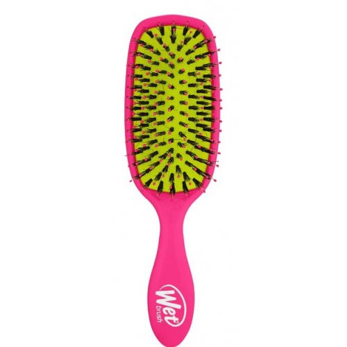 WetBrush Shine Enhancer Brush Juuksehari naturaalsete harjastega Black