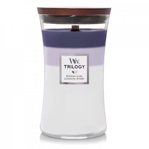 WoodWick Trilogy Evening Luxe Candle Küünal Medium