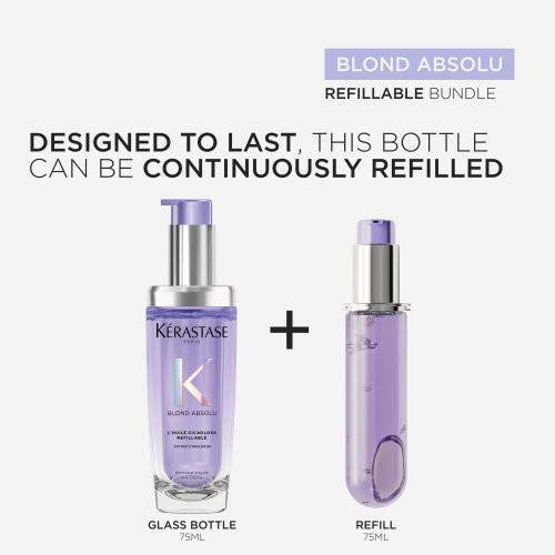 Kérastase Blond Absolu L'Huile Cicagloss Refillable Hair Oil Juukseõli blondidele juustele 75ml