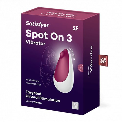Satisfyer Spot On 3 Lay-On Vibrator Kliitori stimulaator Black