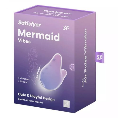 Satisfyer Mermaid Vibes Double Air Pulse Vibrator Kliitori stimulaator Pink
