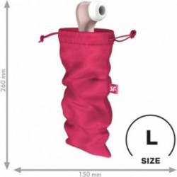 Satisfyer Treasure Bag Pink Seksimänguasjade hoiukott M