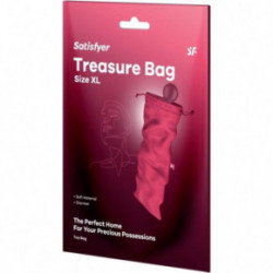 Satisfyer Treasure Bag Pink Seksimänguasjade hoiukott M