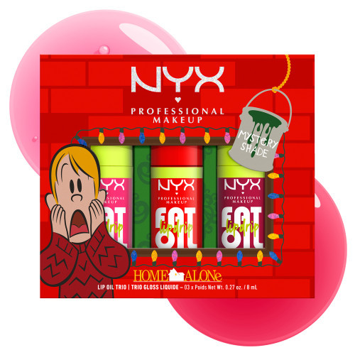 NYX Professional Makeup XMAS Home Alone Fat Oil Lip Drip Trio Kit Kolmeosaline komplekt huuleläige 3 tk