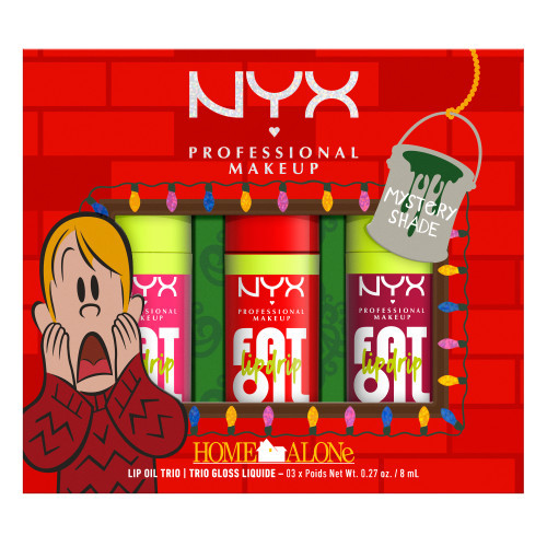 NYX Professional Makeup XMAS Home Alone Fat Oil Lip Drip Trio Kit Kolmeosaline komplekt huuleläige 3 tk