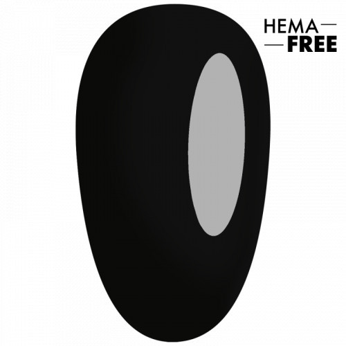E.Mi Gel Polish Black Gloss Geel-küünelakk 9ml