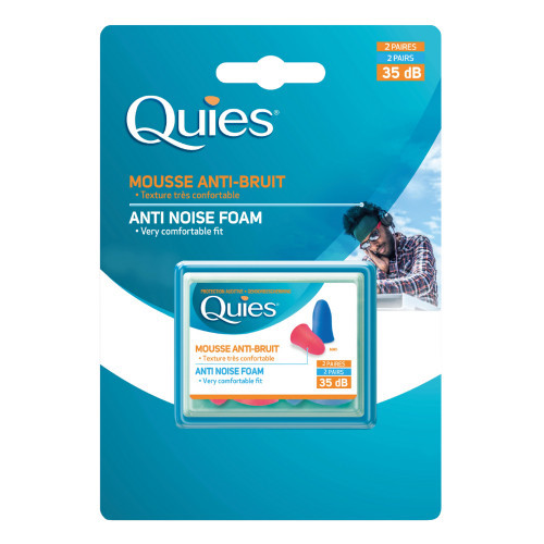 Quies Protective Ear Plugs Kaitse kõrvatropid polüuretaanvahtust 2 poros