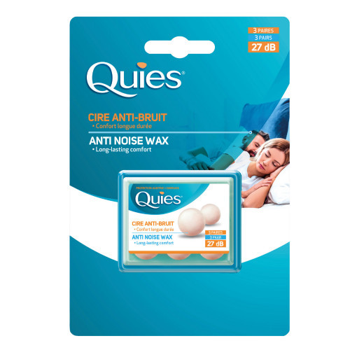 Quies Protective Airplugs Made Of Cotton And Wax Kaitsvad kõrvaklapid vahast ja puuvillast 3 Paires