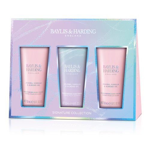 Baylis & Harding Jojoba, Vanilla & Almond Oil Luxury Hand Treats Gift Set Käekreemide komplekt