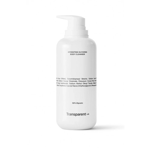 Transparent Lab Hydrating Glycerin Body Cleanser Niisutav kehapesu glütseriiniga 400ml