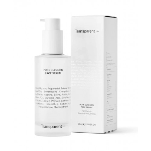 Transparent Lab Pure Glycerin Face Serum Glütseriini sisaldav näoseerum 50ml