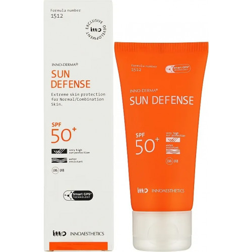 Innoaesthetics Sun Defense SPF50+ Kaitsekreem koos kaitsega 60g