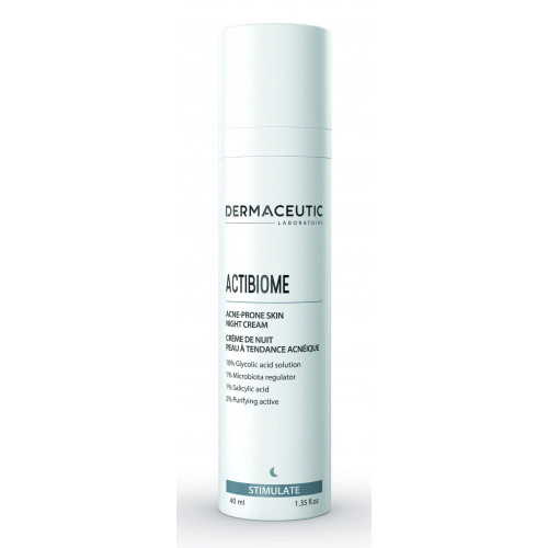 Dermaceutic Actibiome Acne-Prone Skin Night Cream Öine näokreem aknele kalduvale nahale 40ml