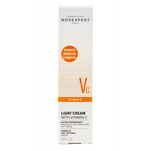 Novexpert Light Cream With Vitamin C Kerge, kirgastav näokreem 40ml