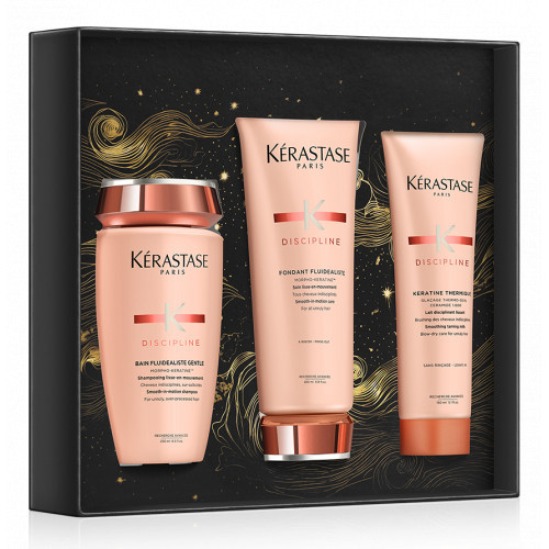 Kérastase Discipline Holiday Gift Set 2024 Juukseid siluv hoolduskomplekt