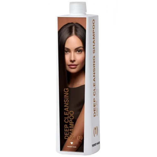 Trendy Hair Spanish Latte Deep Cleansing Shampoo Puhastav, tugevdav šampoon juustele 100ml