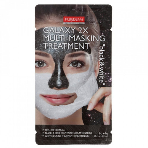 Purederm Galaxy 2X Multi-Masking Treatment Kooriv näomask 6g+6g