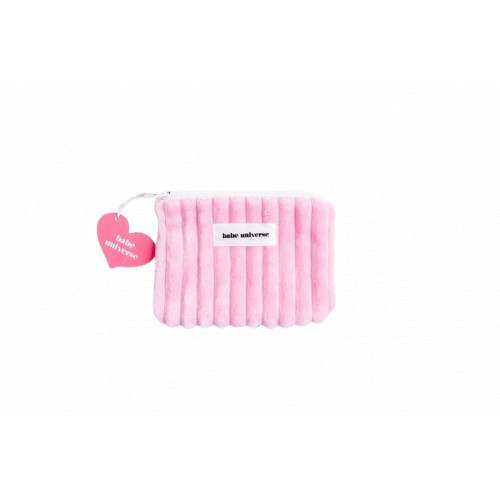 Babe Universe Handmade Baby Pink Pouch S Väike kosmeetikakott Pink