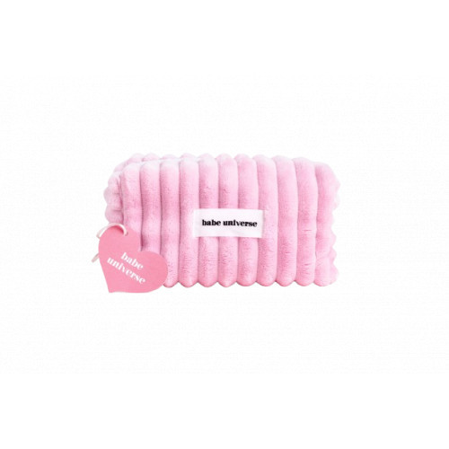 Babe Universe Baby Pink Makeup Bag M Stiilne kosmeetikakott Pink