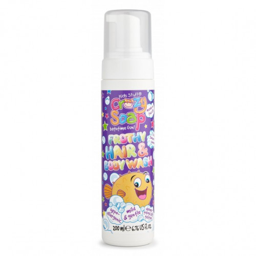 Kids Stuff Crazy Frothy Hair and Body Wash Juuste ja keha pesuvahend 200ml