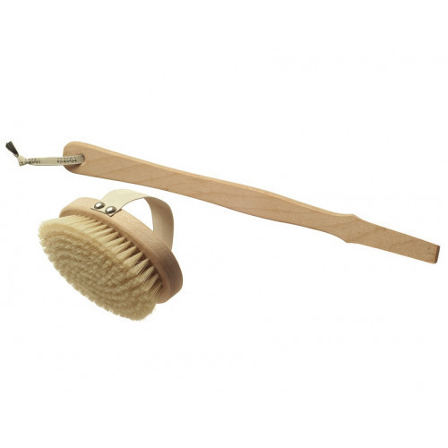 Hydrea London Professional Body Brush with Natural Bristle Looduslike harjastega kehahooldushari