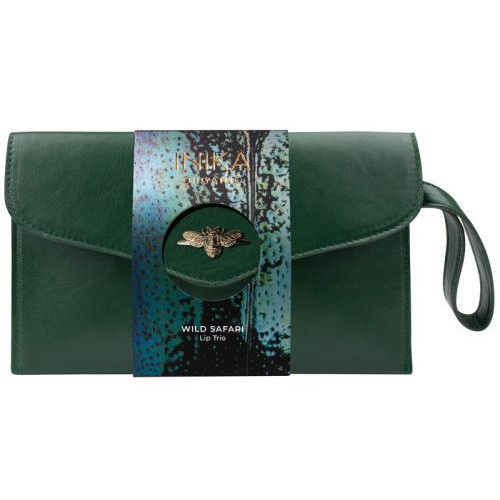 Inika Organic Wild Safari Lip Trio Huulte kosmeetikakomplekt Seatud
