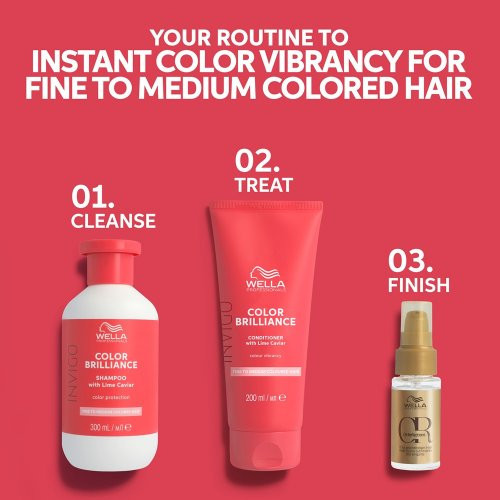 Wella Professionals Invigo Color Brilliance Fine to Medium Haircare Gift Set Kinkekomplekt juustele