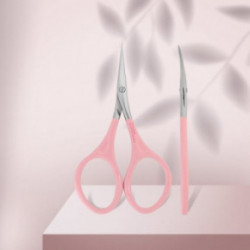 Staleks Beauty and Care Pink Cuticle Scissors Nahkade käärid Type 1