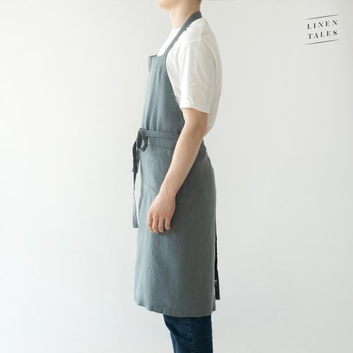 KlipShop Linen Tales Apron and Kitchen Towel Set Kinkekomplekt