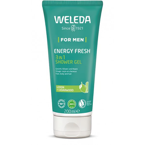 Weleda Men Active Fresh 3in1 Shower Gel Dušigeel 200ml